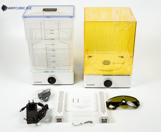 Фото 4 - Полімеризаційна камера (УФ-камера) та Мийка Elegoo Mercury XS