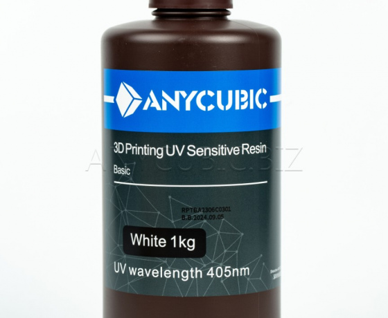 Фото 2 - Фотополімерна Базова смола Біла Anycubic