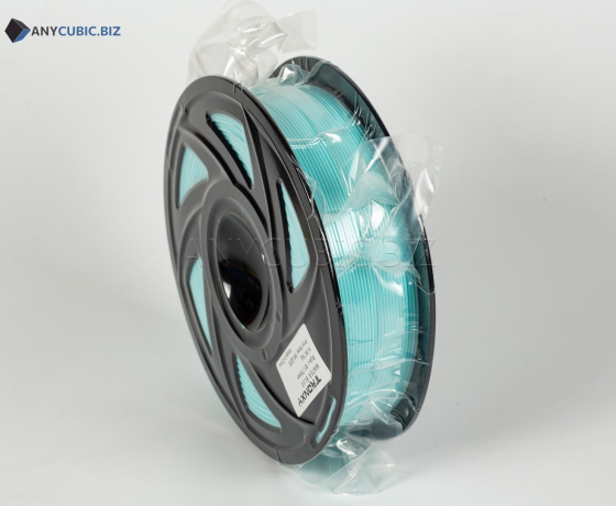 Фото 4 - Pla ПЛА філамент Аквамарин PLA для 3D-друку 1,75 мм 1 кг. Тронксі