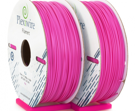 Фото 2 - PLA пластик Plexiwire для 3D принтера рожевий 400м / 1.185кг / 1.75мм