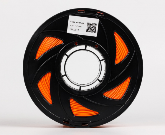 Фото 3 - Оранжевый Неоновый флуоресцентный пла плюс пластик для 3D принтера ☼1кг☼1.75мм