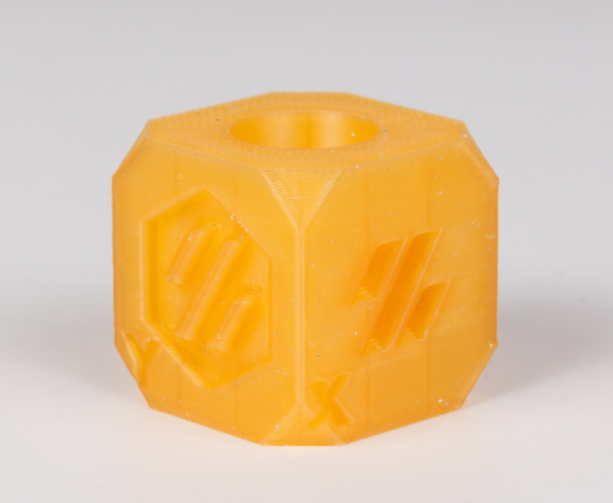 Фото 7 - PLA Twinkling пластик Помаранчевий 1кг | 1.75мм | 330м