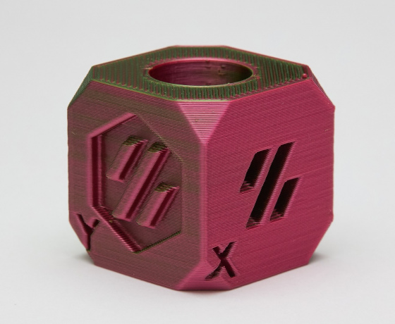 Фото 9 - Червоний Зелений Пла Пластик Шовковий | PLA SILK Red Green 1кг | 1.75мм | 330м