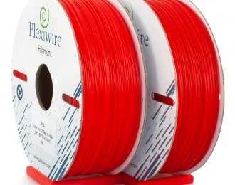 PLA пластик Plexiwire для 3D принтера Червоний 400м / 1.185кг / 1.75мм