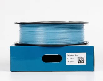 PLA Twinkling пластик Блискучий блакитний RAL 5007 Brilliant blue 1кг | 1.75мм | 330м
